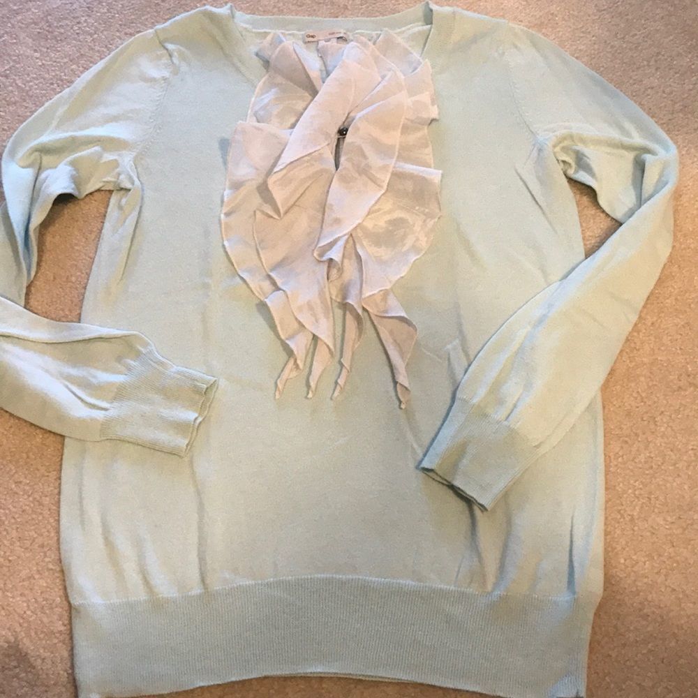 Gap ruffle sweater